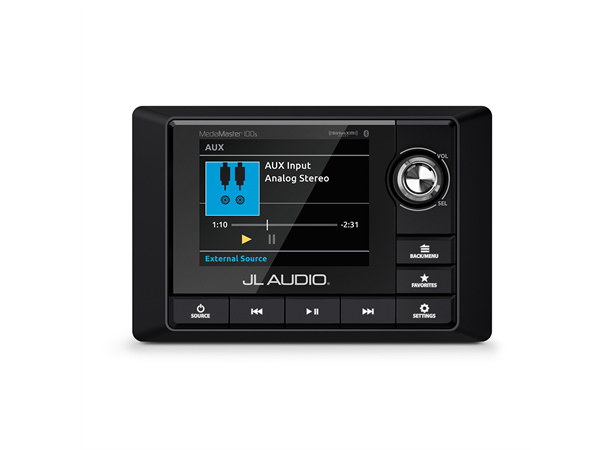 JL Audio Media Master MM105 DAB+ Mediakontroller for marine. 
