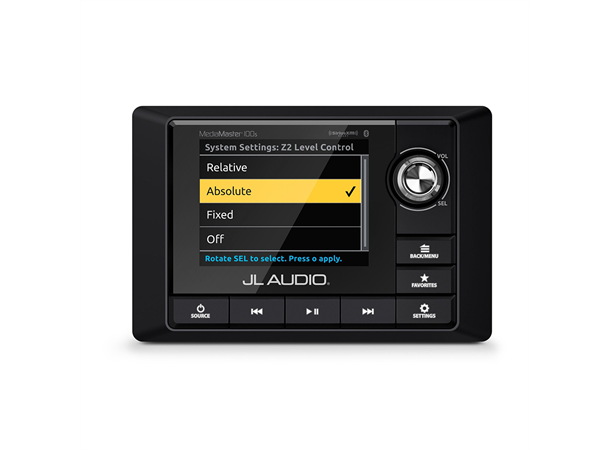 JL Audio Media Master MM105 DAB+ Mediakontroller for marine. 