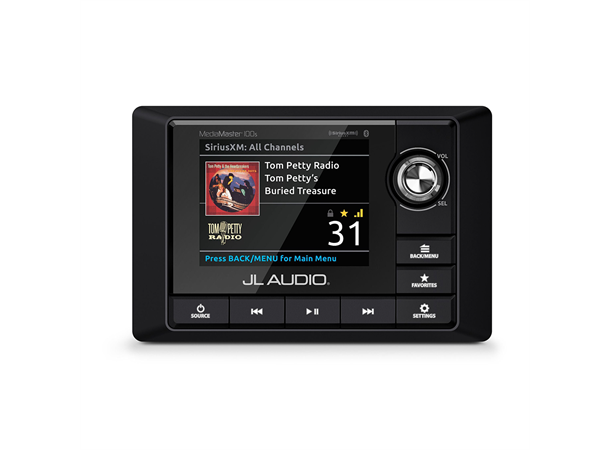 JL Audio Media Master MM105 DAB+ Mediakontroller for marine. 