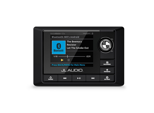 JL Audio Media Master MM105 DAB+ Mediakontroller for marine. 