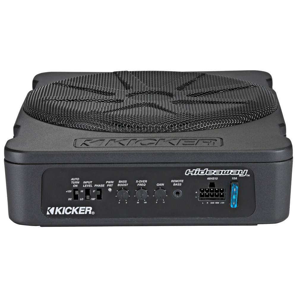 Kicker HS10 Aktiv subwoofer 10" aktiv subwoofer,180W RMS, bassremote