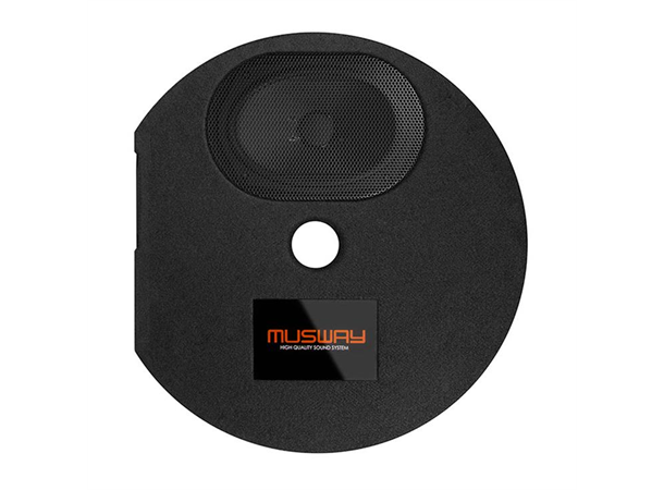 Musway MW300Q Subwoofer i kasse For reservehjulsmontering, 200W RMS