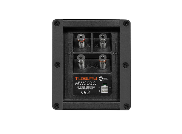 Musway MW300Q Subwoofer i kasse For reservehjulsmontering, 200W RMS