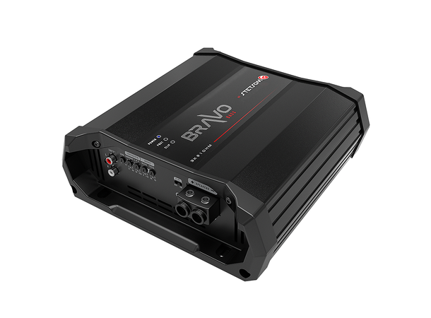 Stetsom BRAVO BASS 3K monoforsterker 3000W RMS, 1 Ohm, SPL, Kl.D 