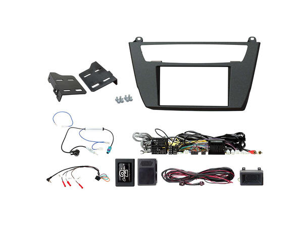 Connects2 2-DIN monteringssett komplett BMW 1/2-serie (2012-2016) m/aktiv sys. 