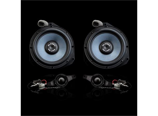 GLADEN ONE 165 DUCATO MK2 komponentsett Høyttalersett til Fiat Ducato, med REMI 