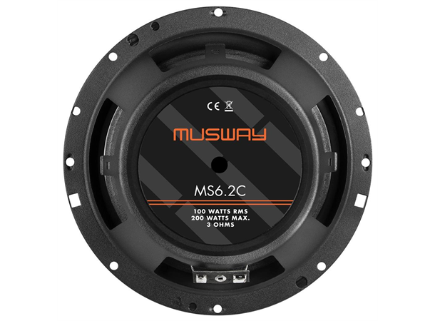 Musway MS6.2C komponentsett 6.5", 100W RMS, 3 Ohm