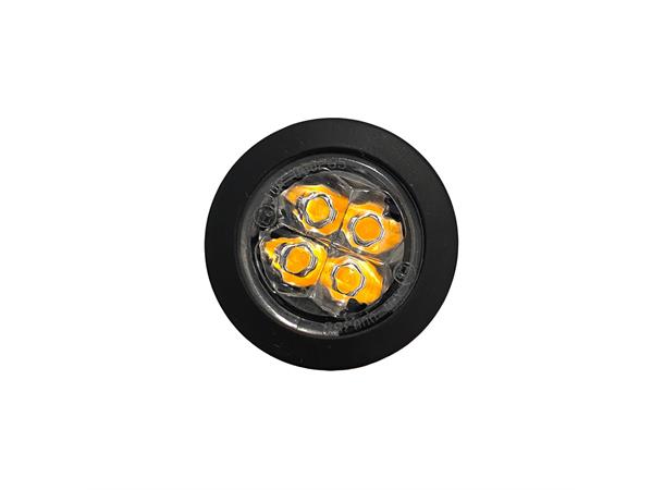 VP Hideaway Flash 4-LED Oransje, 12/24V