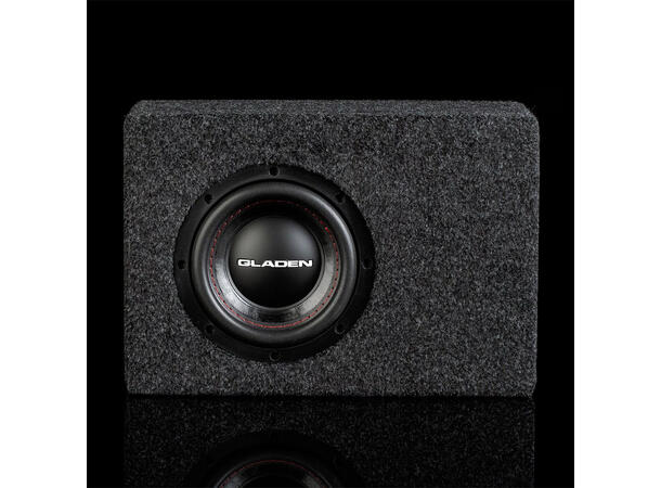 Gladen RSX 065 VB-CU Subwoofer i kasse 6,5" i portet-kasse, 250W RMS, 4 Ohm 