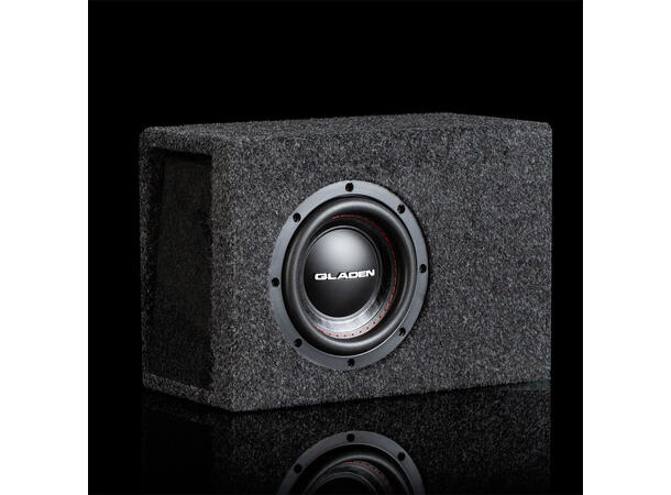 Gladen RSX 065 VB-CU Subwoofer i kasse 6,5" i portet-kasse, 250W RMS, 4 Ohm 