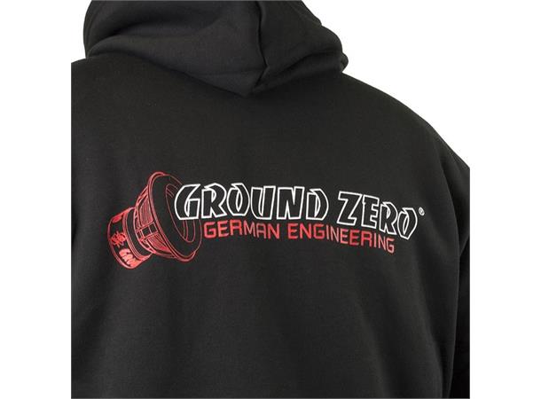 Ground Zero hettejakke/hoodie XS "Respect the music". Velg størrelse