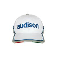 Audison Cap Hvit m/Audison-logo