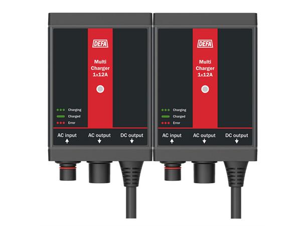 DEFA MultiCharger batterilader 2x12A 2 x 12A