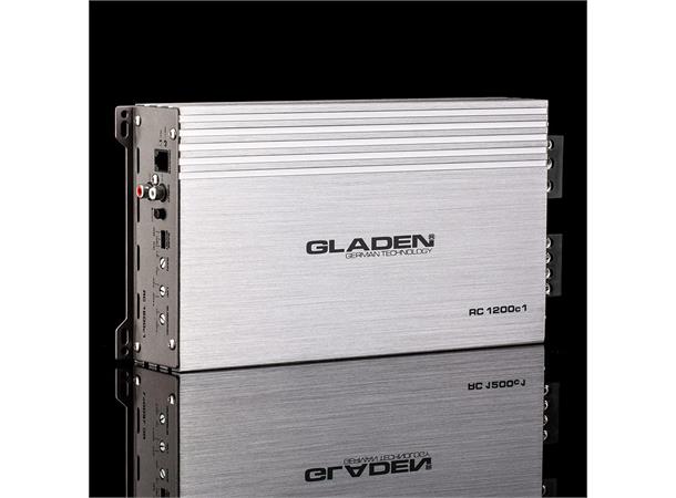 Gladen RC 1200c1 monoforsterker Monoforsterker, 1120W RMS i 1 Ohm 