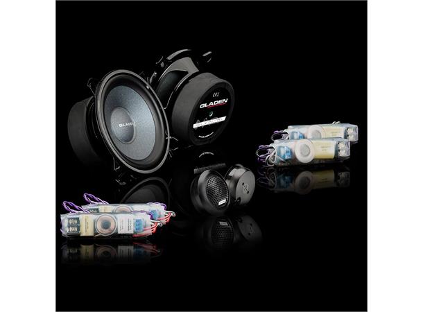 Gladen RS-X 130. 5,25" komponentsett 5.25", 95W RMS, RS-X-serien 