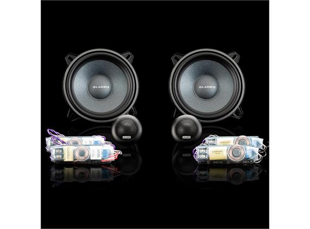 Gladen RS-X 130. 5,25" komponentsett 5.25", 95W RMS, RS-X-serien 