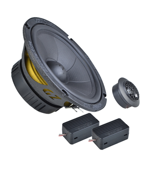 Ground Zero GZIC 165.2 h&#248;yttalersett 6.5&quot;, 100W RMS, Iridium-serie