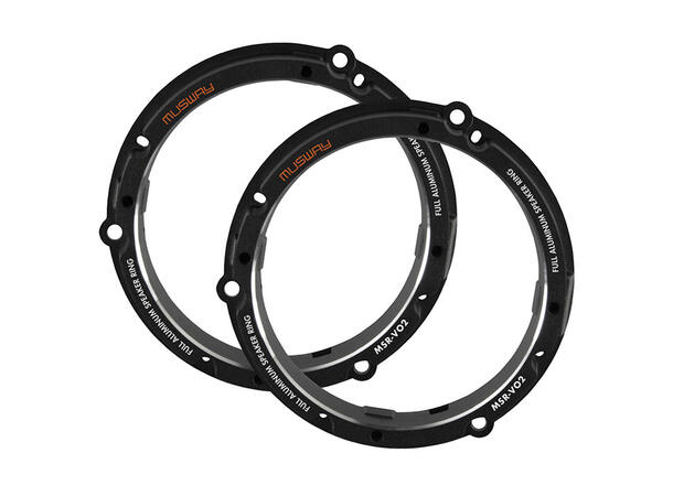 Høyttaleradaptere aluminium (6,5") VW/Seat/Skoda (1997 -->) 