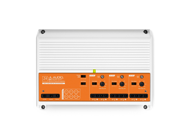 JL Audio M600/6-24V Klasse D 6 kanaler 6x100W i 2 Ohm, 24 Volt