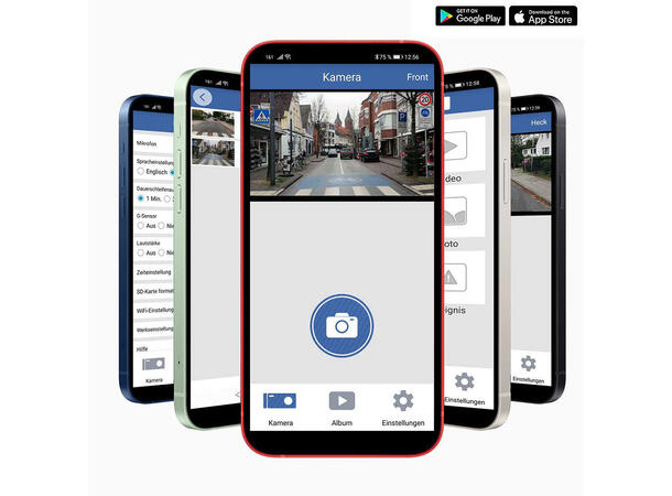 *AMPIRE DC1 m/WiFi og GPS 1-kanals, Full-HD, GPS, WIFI 