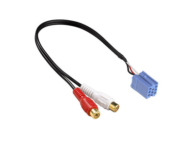ConnectED Blaupunkt AUX inngang - RCA For Blaupunkt med mini-ISO 