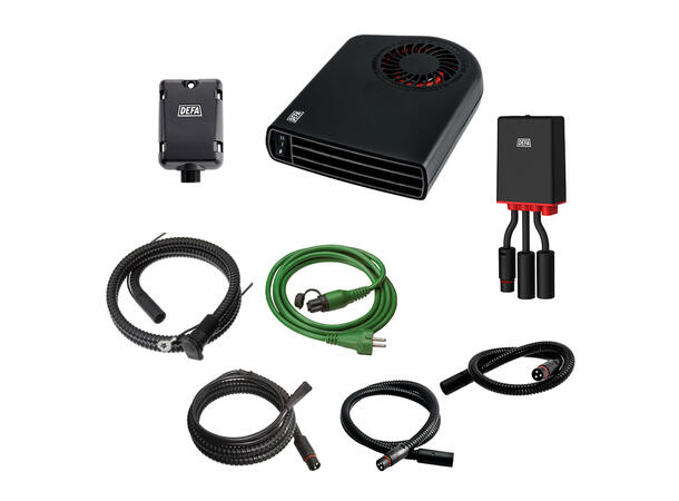 DEFA WarmUp Bluetooth 1900 Kupèvarmer, batterilader, app-styring 