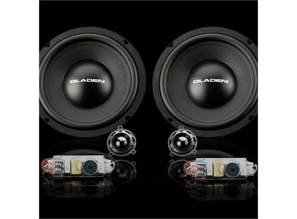 GLADEN ONE 200 T6-G2 8" komponentsett Komponentsett til VW T6, 100W RMS, 3 Ohm 
