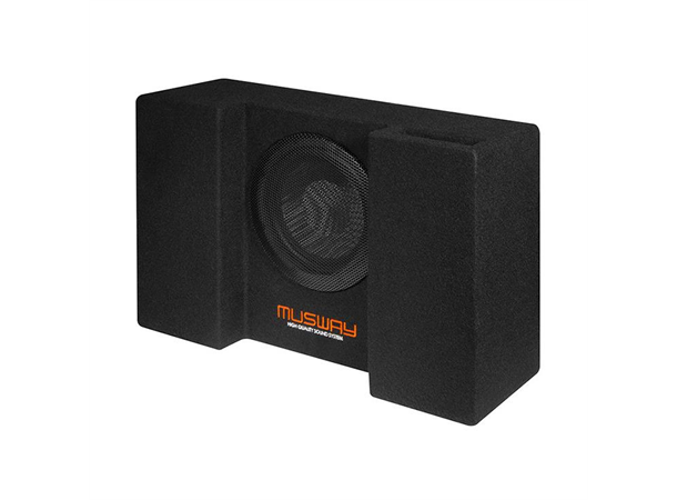 Musway MF108Q 8" subwoofer i kasse 200W RMS, 2x2 Ohm 