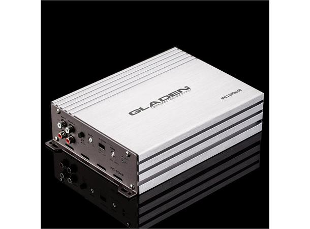 Gladen RC 90c2 2-kanals forsterker 2x130W i 2 Ohm, Klasse AB 