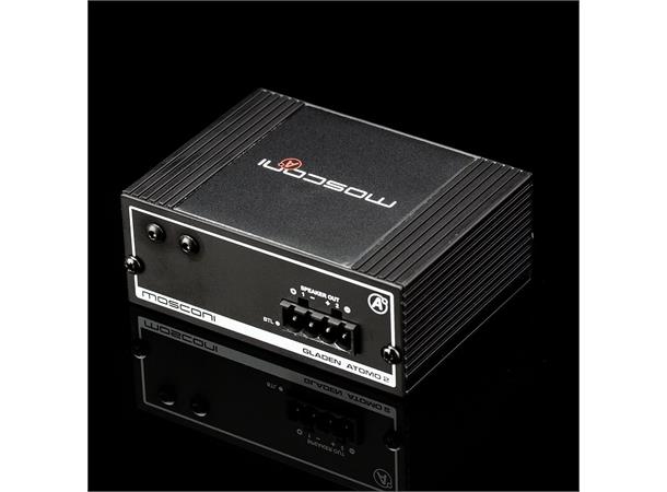 MOSCONI ATOMO 2 forsterker 2x110W RMS i 2 Ohm 
