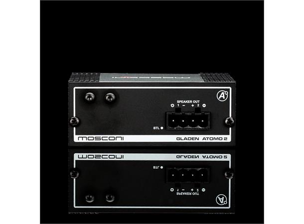 MOSCONI ATOMO 2 forsterker 2x110W RMS i 2 Ohm 