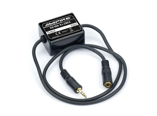 Ampire Støyfilter minijack (3,5mm) Kompakt støyfilter minijack (3,5mm) 