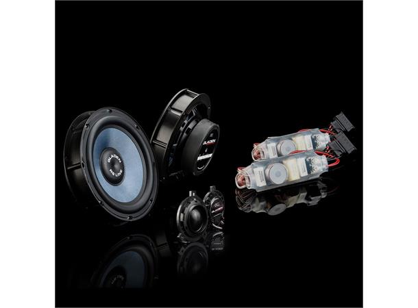 GLADEN ONE 165 GOLF 6 RS komponentsett Høyttalersett til VW Golf MK6 