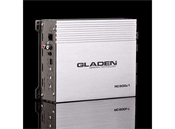 Gladen RC 600c1 monoforsterker Monoforsterker, 560W RMS i 2 Ohm 