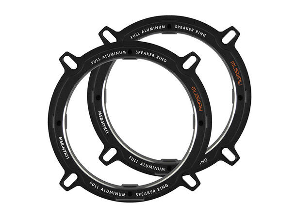 Høyttaleradaptere aluminium (6,5") 6,5" - Hyundai/Kia 2010-> 