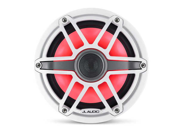 JL Audio M6-770X-S-GwGw-i høyttaler LED 7,7" hvit sportsgrill, LED 