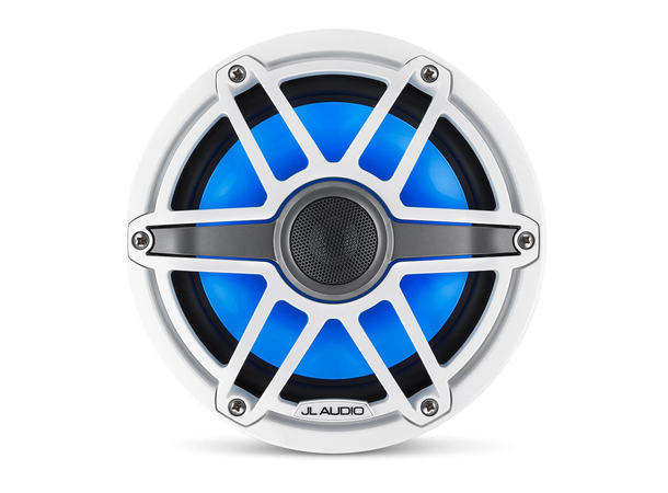 JL Audio M6-770X-S-GwGw-i høyttaler LED 7,7" hvit sportsgrill, LED 