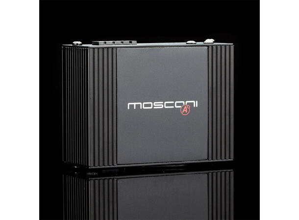 MOSCONI ATOMO 2 forsterker 24 Volt 2x110W RMS i 2 Ohm, 24 Volt