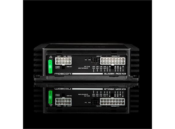 MOSCONI PICO 4|8 DSP 4-kanals forsterker, 8-kanals DSP, 460W 