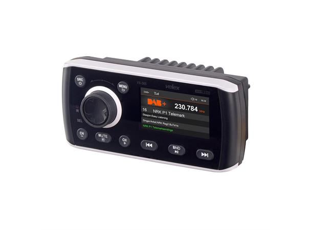 Velex VX565D Marine radio med dab+ Vanntett, DAB+, BT, USB, AUX