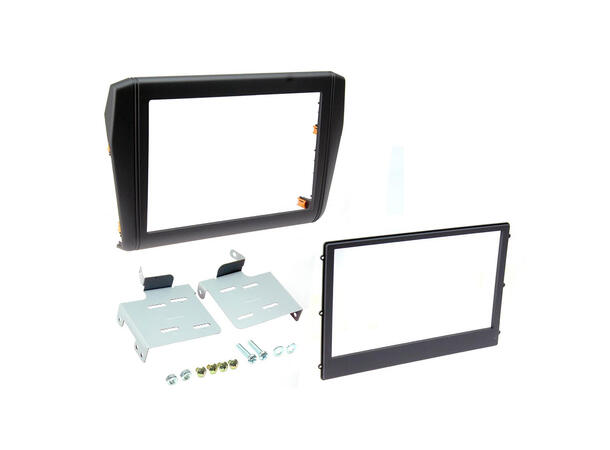 2-DIN monteringsramme Suzuki Swift (2017-2024) Matt sort 