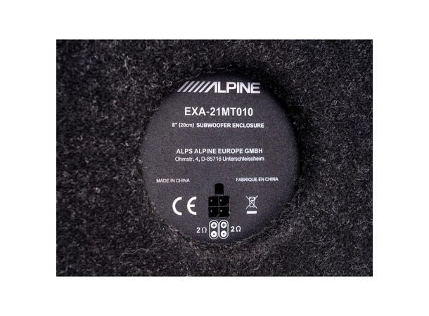 Alpine SWC-W84S907 subwoofer Spesialtilpasset MB Sprinter 