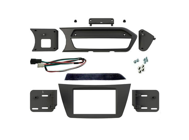 ConnectED 2-DIN monteringsramme Mercedes C-klasse 2012-2013 
