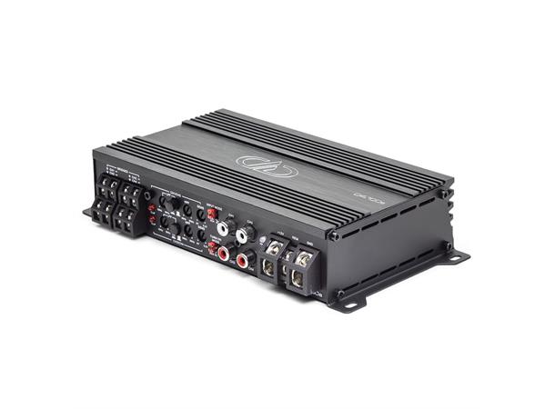 DD Audio D4.100a 4-kanals forsterker 4 x 160W RMS i 2 Ohm, Klasse D.