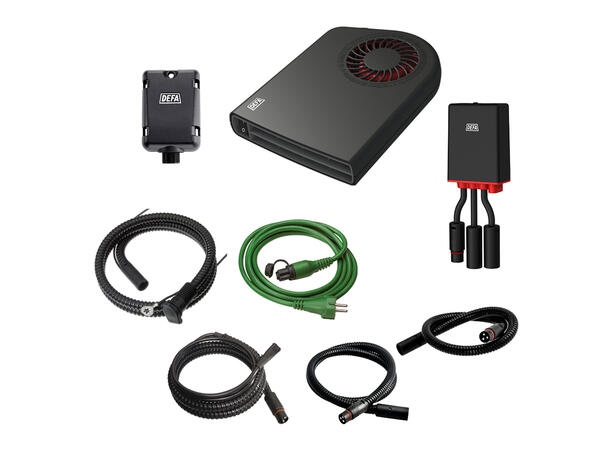 DEFA WarmUp Bluetooth 1400 Kupèvarmer, batterilader, app-styring 