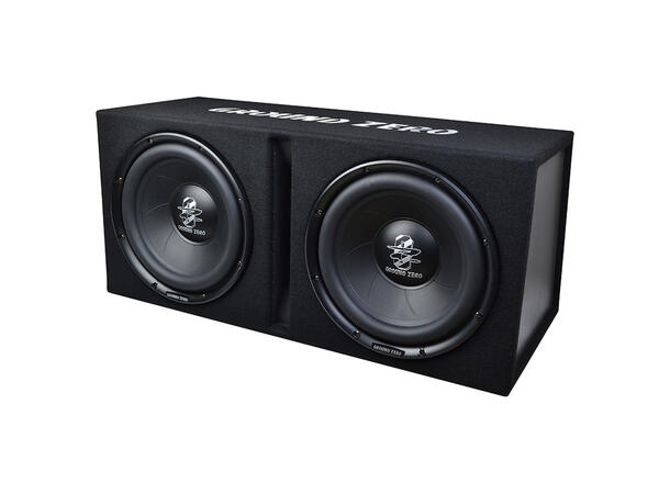 Ground Zero basspakke 2x12", forsterker, kabelsett 