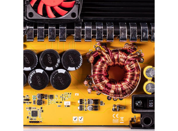 Mosconi PRO 4|30. 4-kanals forsterker 4x225 Watt i 2 Ohm, Klasse A/AB 