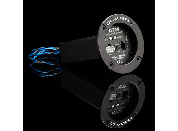 Gladen ATM 4 monoforsterker Terminalforsterker, 200W RMS i 4 Ohm 