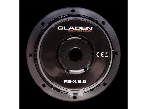 Gladen RSX 065 6,5" Subwoofer 6,5", 250W RMS, 4 Ohm