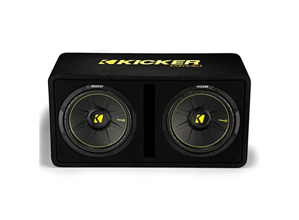 Kicker Kickpack 2x12" basspakke Pakke med 2x12", forsterker og kabelsett